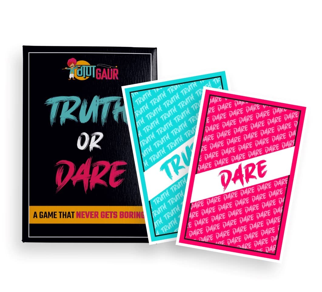 Gangaur Truth Or Dare + Never Have I Ever + Dumb Charades Bollywood Edition- Adult Party Games for Perfect Party Night - Combo of 3 2