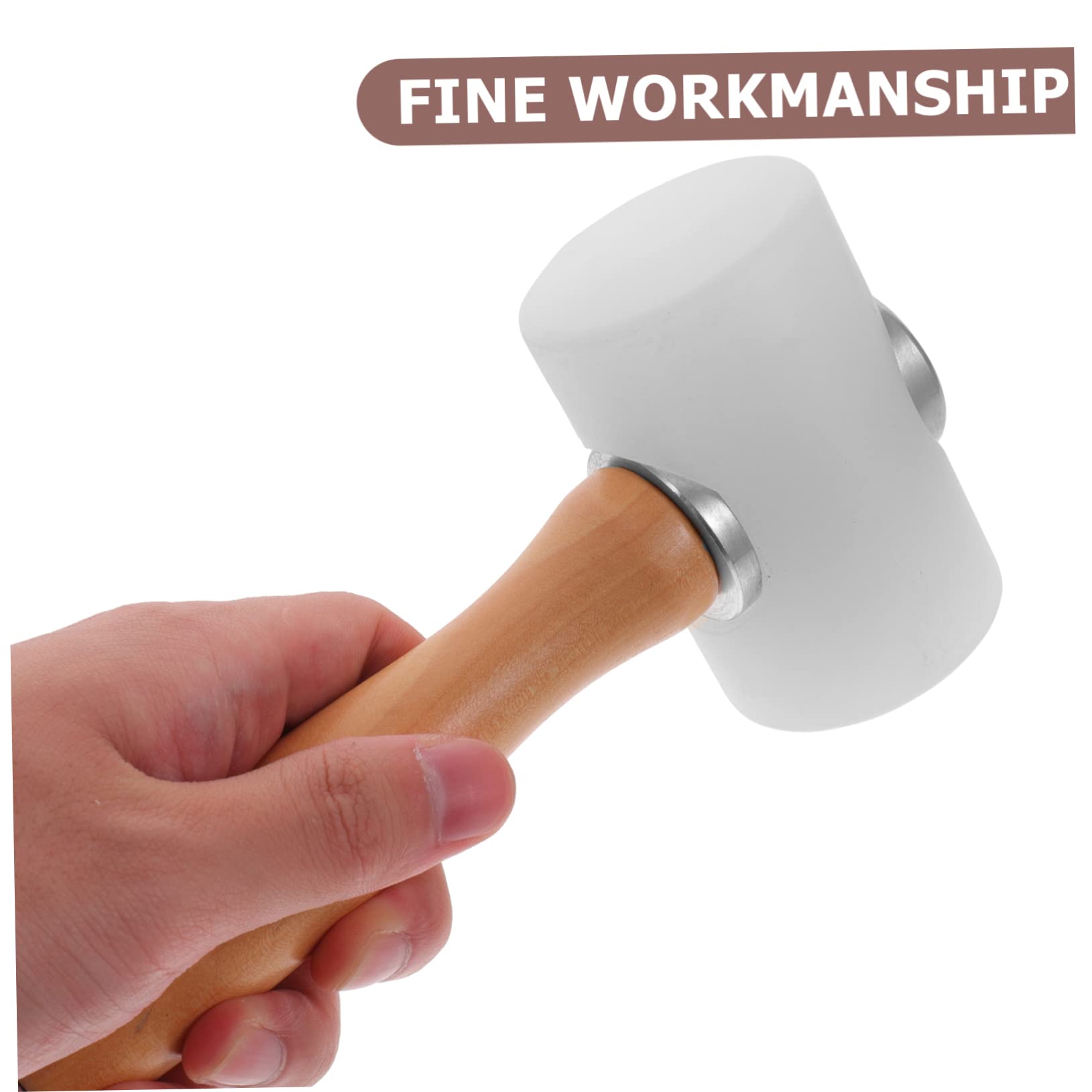 Martello In Legno E Nylon Per Lavorazione Del Cuoio - Strumento Artigianale Per Intaglio E Fai-da-Te