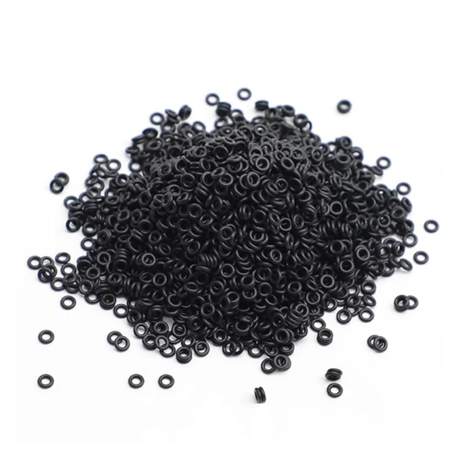 50~200pcs Black NBR Oil Resistant Seal Ring Gasket CS 1/1.5/2/3mm Water-Proof Nitrile Butadiene Rubber O-Ring Washer OD 3mm~35mm(10mm-200pcs,CS 3mm)