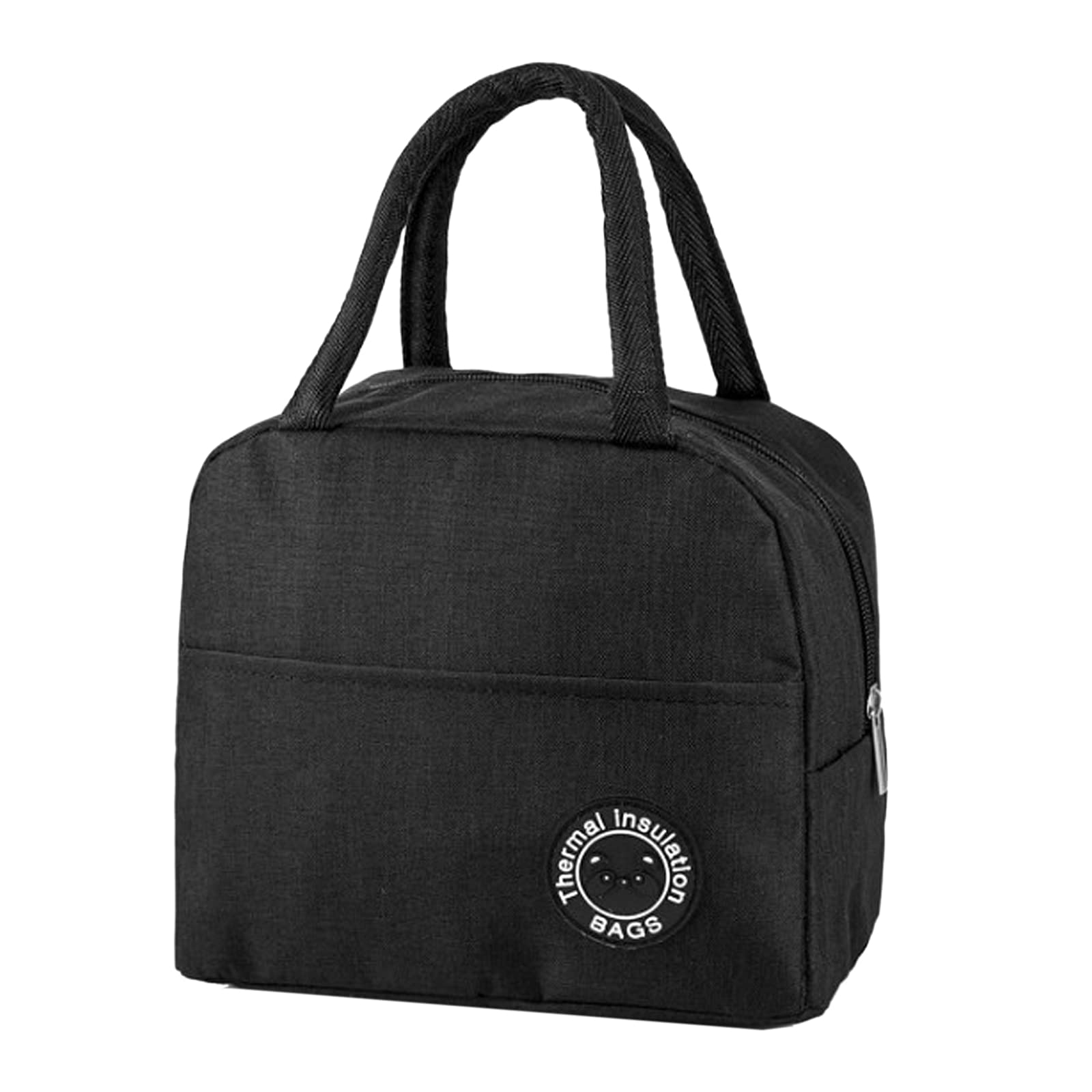 Homewing Insulated Lunch Bags for Womenï¼ŒLunch Bag Reusable Lunch Box for Adults, Cooler Bag Waterproof Lunch Bags for Girls Boys School Work Picnic (Black)