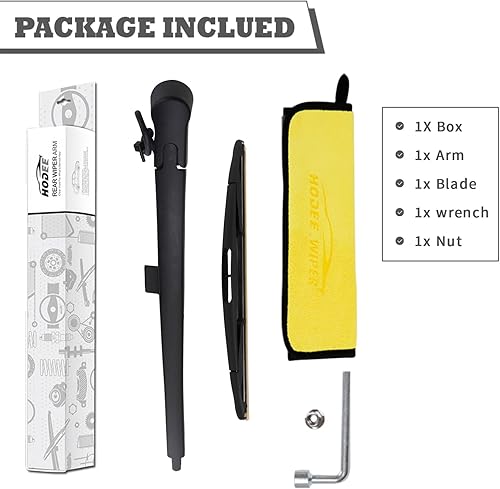 Miniatura 6 de Juego de tuercas de repuesto para limpiaparabrisas trasero para Chevrolet Chevy Tahoe Suburban 2007-2014, GMC Yukon Denali XL, Cadillac Escalade,