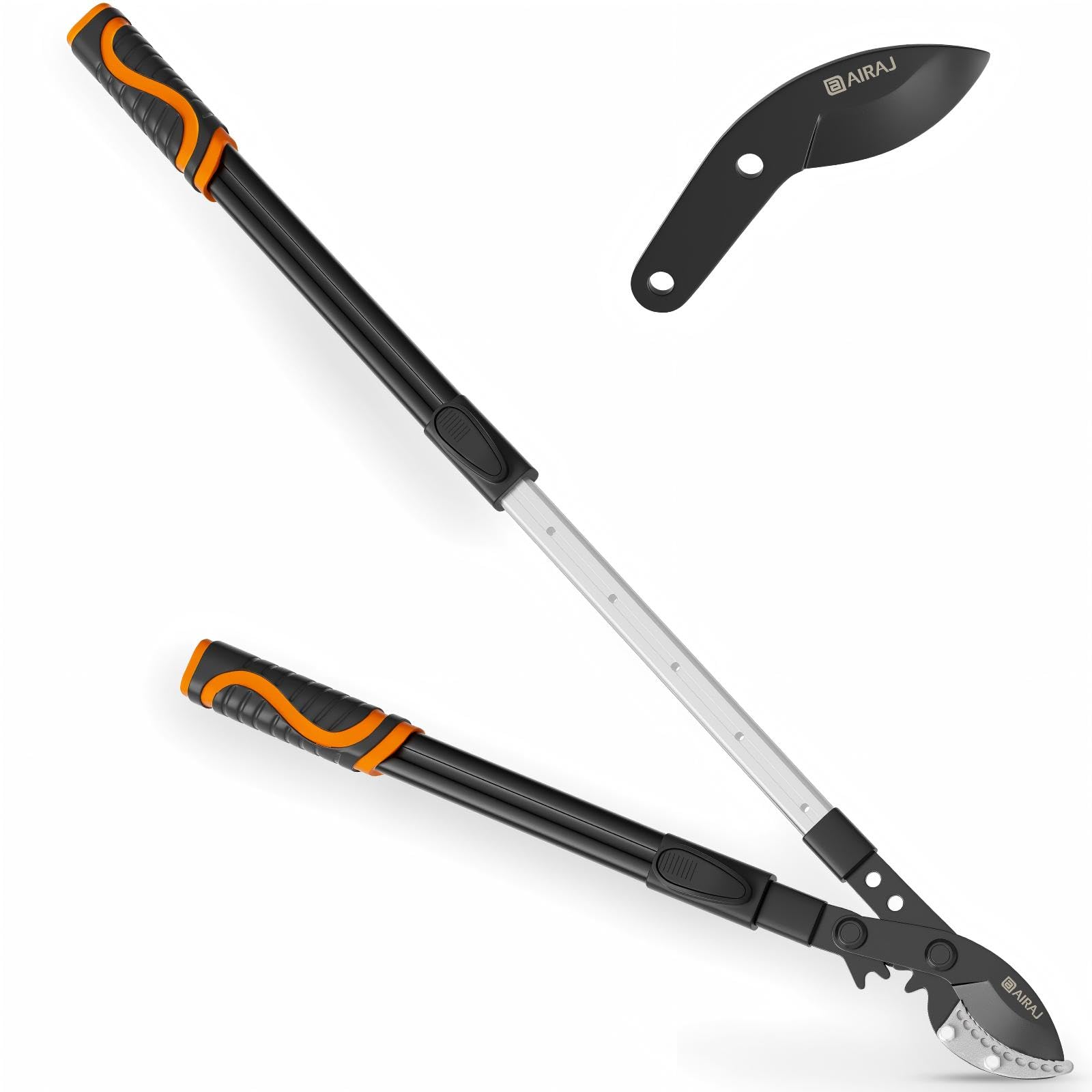 AIRAJ Anvil Tree Loppers Heavy Duty Telescopic 67-100cm