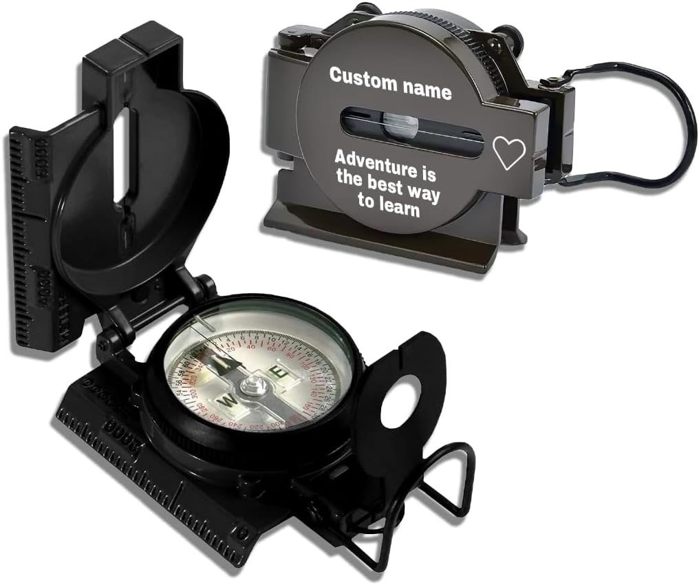 Compass Custom Portable Compasses Keychain with Text Mini Compas with Waterproof Luminous Function Survival Gifts for Men Hiking Camping Hunting Map Navigation Tool Compass Custom Portable Compasses Keychain with Text Mini Compas with Waterproof Luminous Function Survival Gifts for Men Hiking Camping Hunting Map Navigation Tool