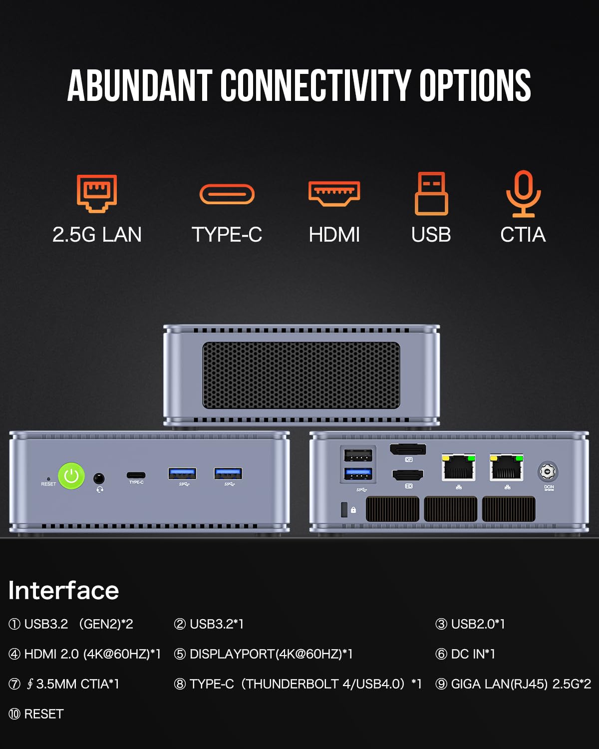 GMKtec Nucbox K6 Gaming Mini Pc 32 Gb Ddr5 5600 Mhz 2 Tb Pcie4.0 - Amd