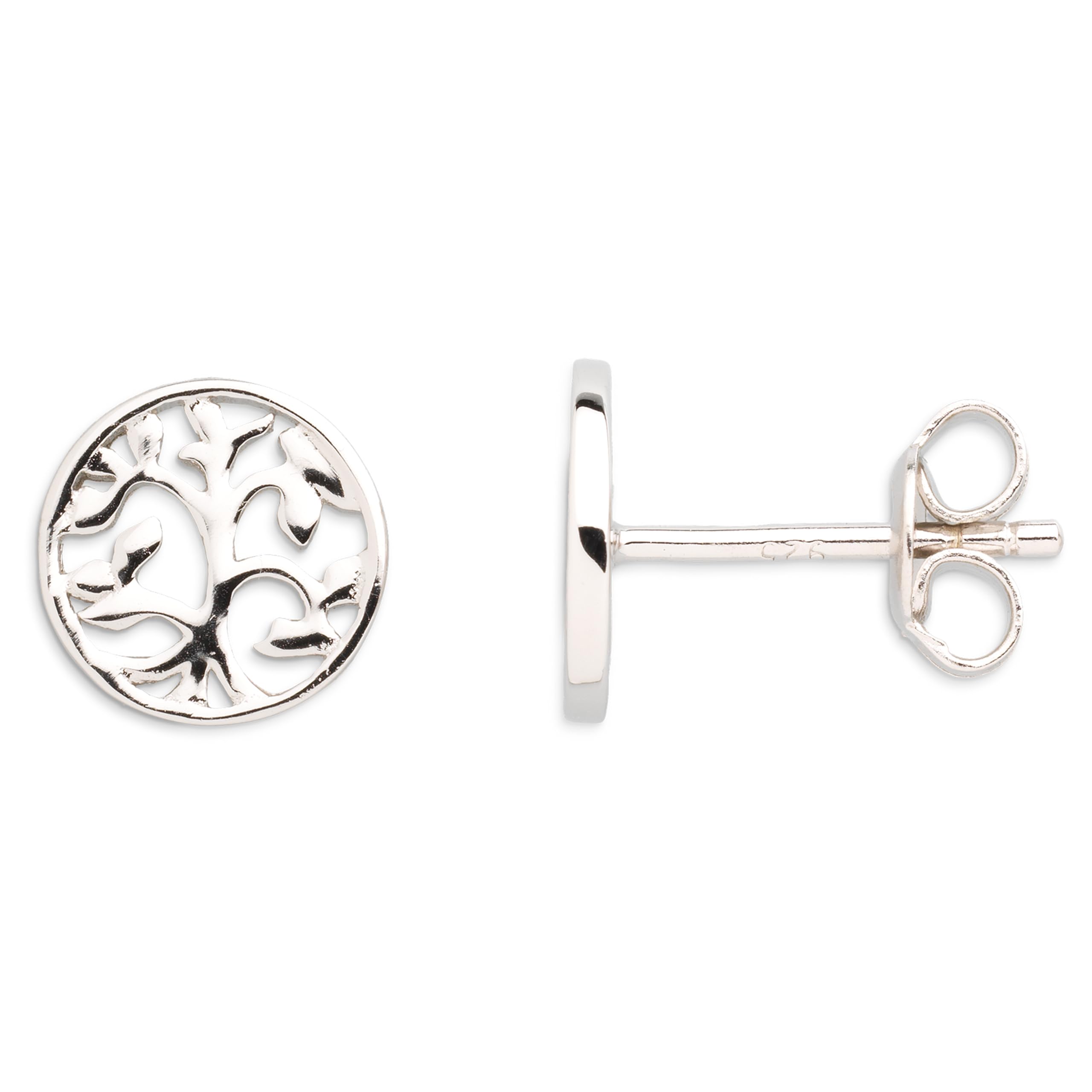 Xenox Orecchini A Perno In Argento Sterling 925 - Modello XS2910, Simboli, Eleganza Quotidiana