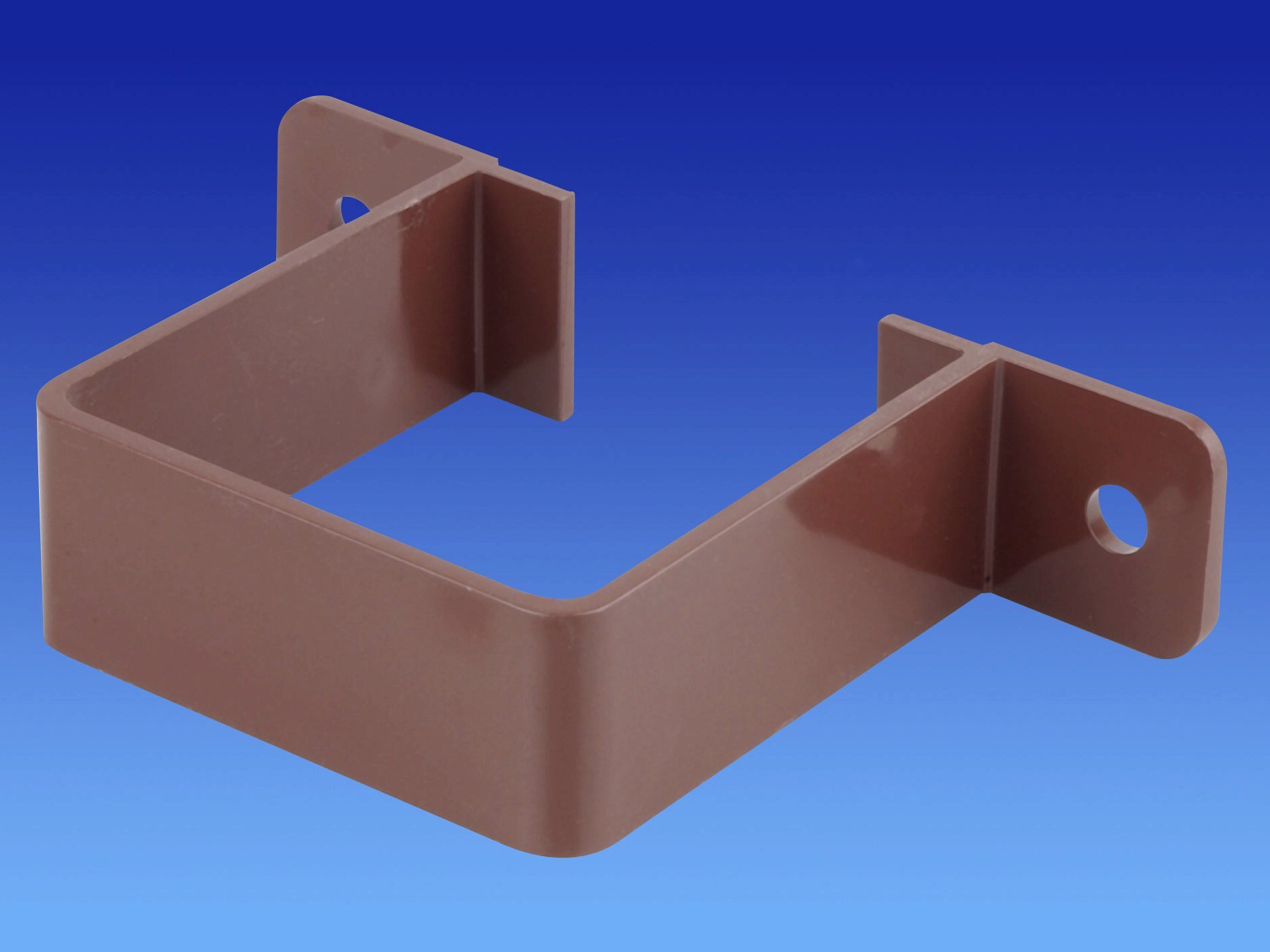 Osma Black Wavin 4T834 Brown Pipe Bracket For 61Mm Square Downpipe