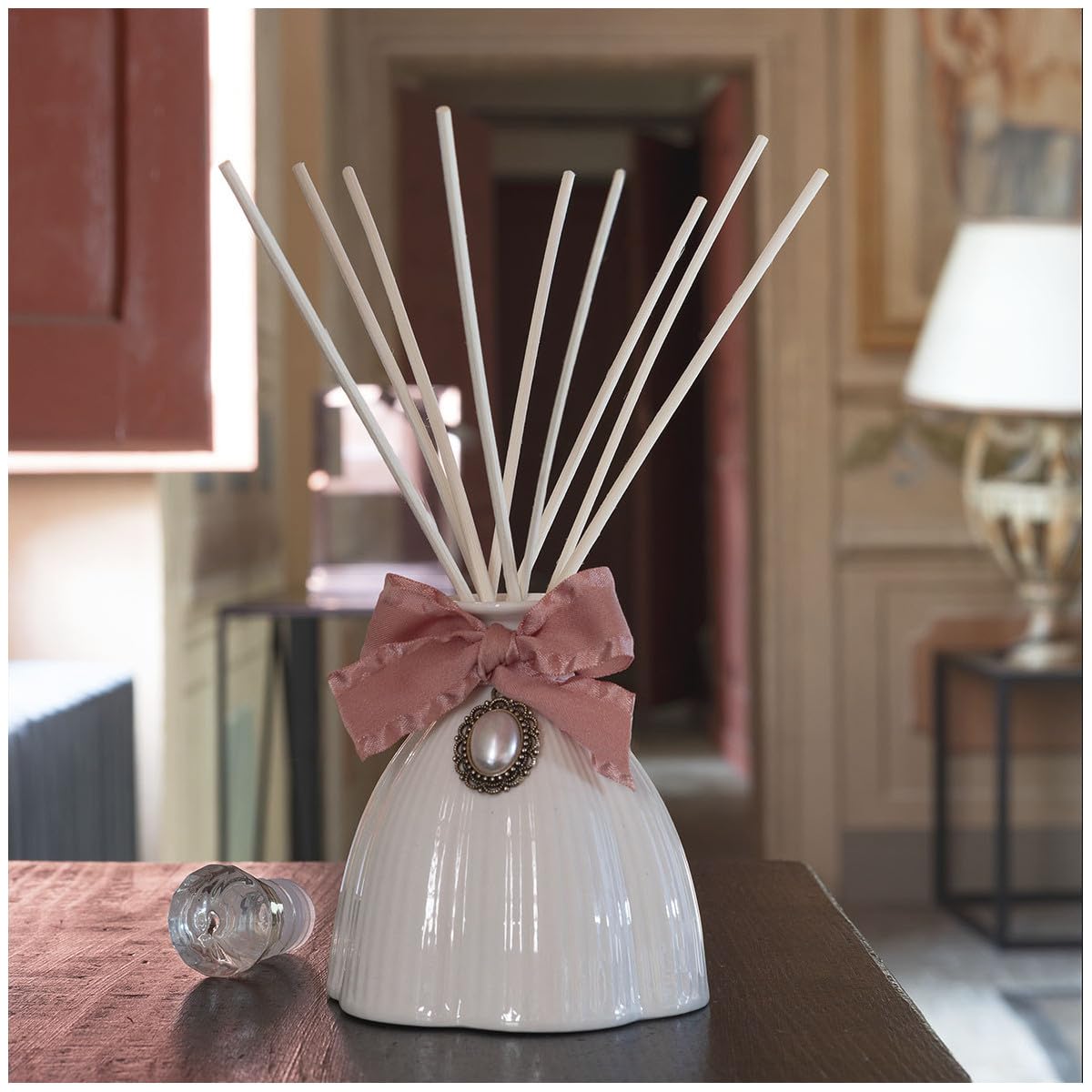 Mathilde M. Marie-Antoinette Raumduft-Diffusor, Weiß, 200 ml – Vanille Gold