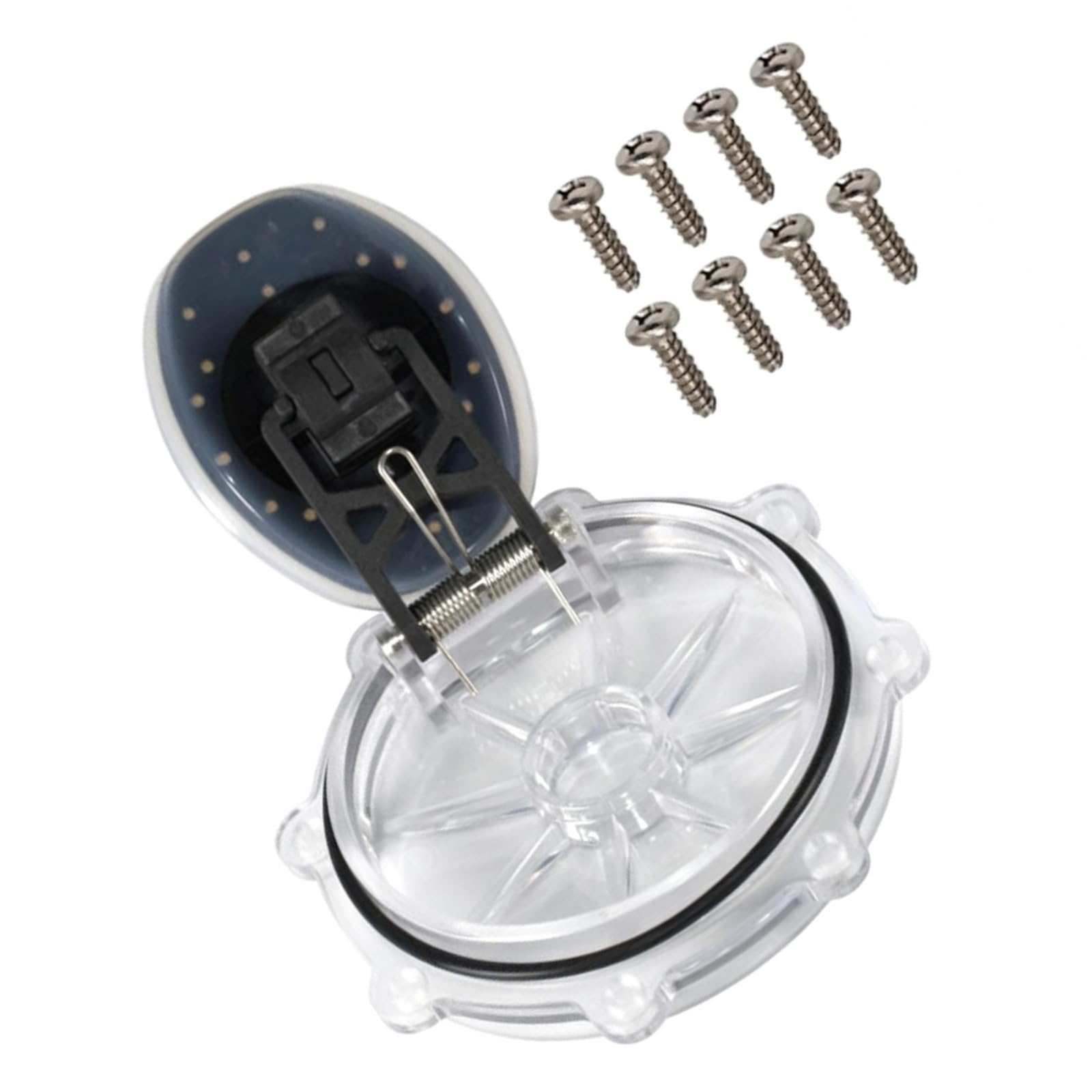 DFHINSC 263042Z Clear Check Valves Cover Texture Pool Repairing Accessories for Easy Flows in Pools Pool Fan Check Gate