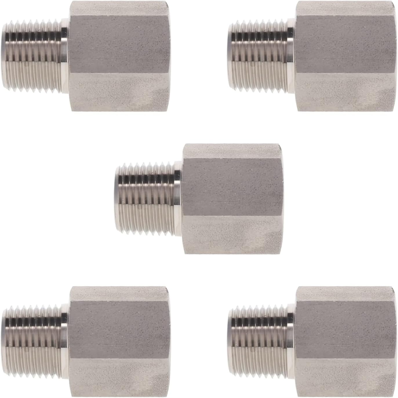 TITAN FITTINGS SS-5405-16-16 | 1" Male Pipe x 1" Female Pipe - Stainless Steel