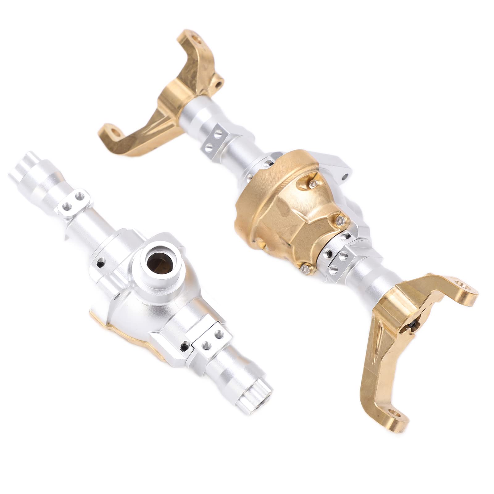 Generic Akcesoria Samochodowe RC, Uniwersalna Obudowa Przedniej Osi Tylnej ze Stopu Aluminium, Obudowa Części Zamiennych ze Stopem, Idealna do Samochodu RC Gen8 1/10