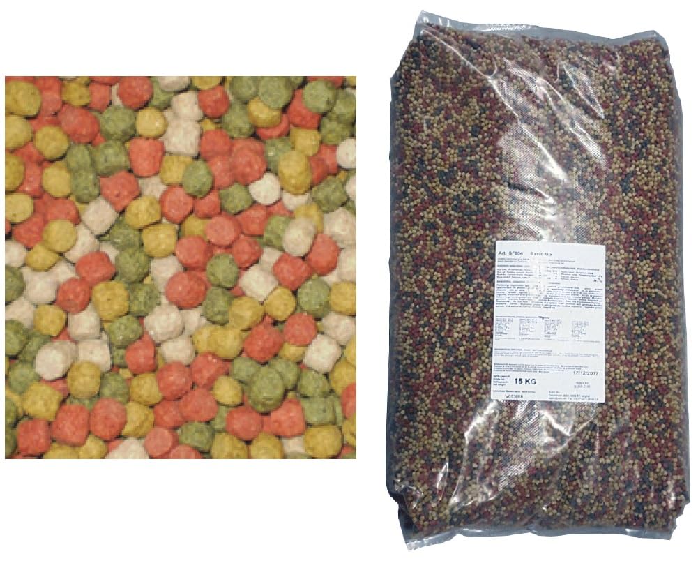 Koi Herdecke Koi Multimix 4 variedades en 6 mm, ideal para Koi y estanque peces (15 kg)
