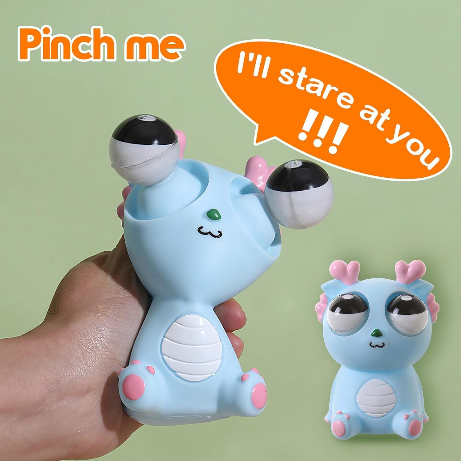 Eye-Popping Dragon Squeeze Toy - Stress Relief! -2 Eye-Popping Dragon Squeeze Toy - Stress Relief! -2