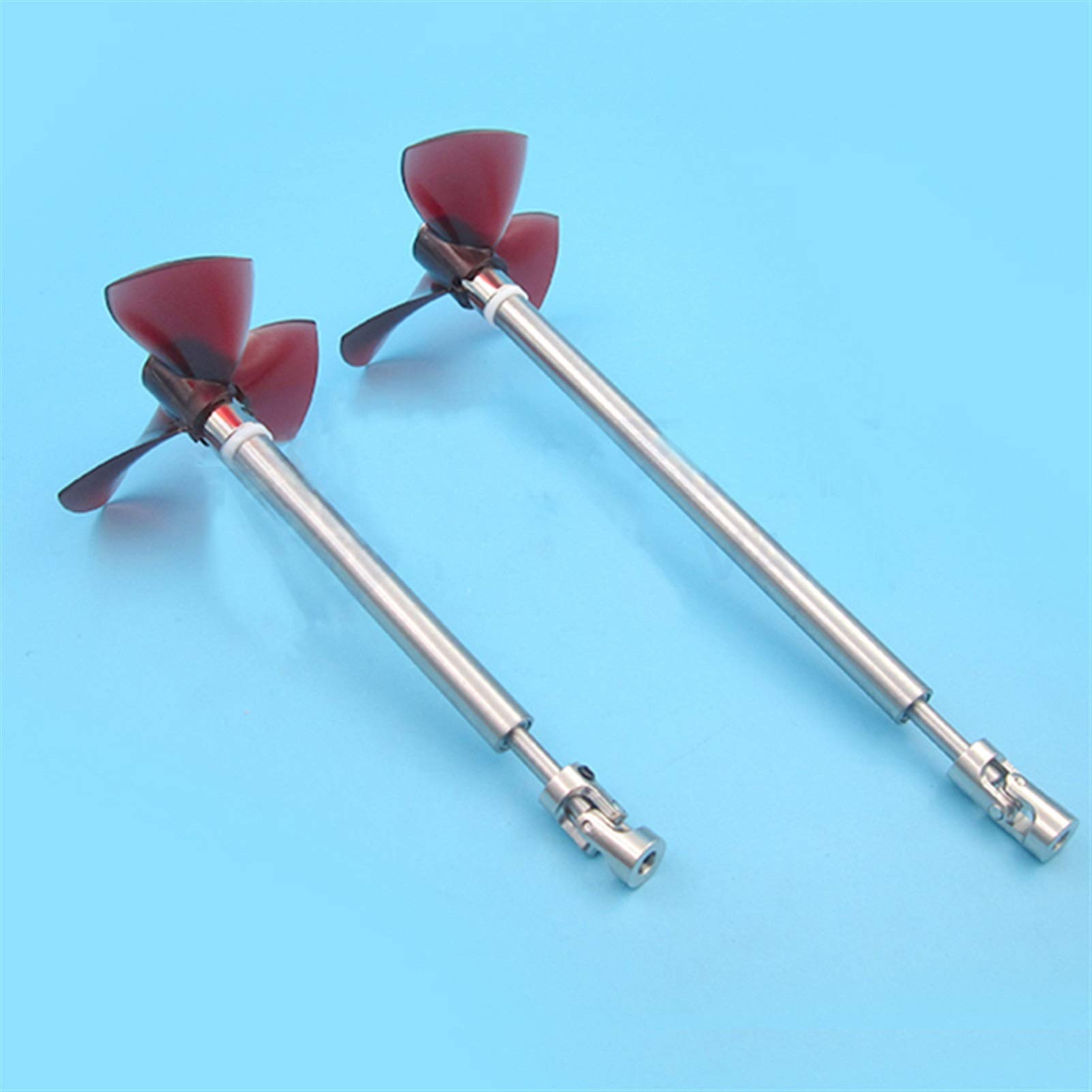 1 Coppia 5 MILLIMETRI Kit Albero di Trasmissione Trasmissione Albero di Montaggio Albero + Boccola + Puntelli 80 millimetri Diametro Esterno Elica CW CCW, for Parti RCBoat
