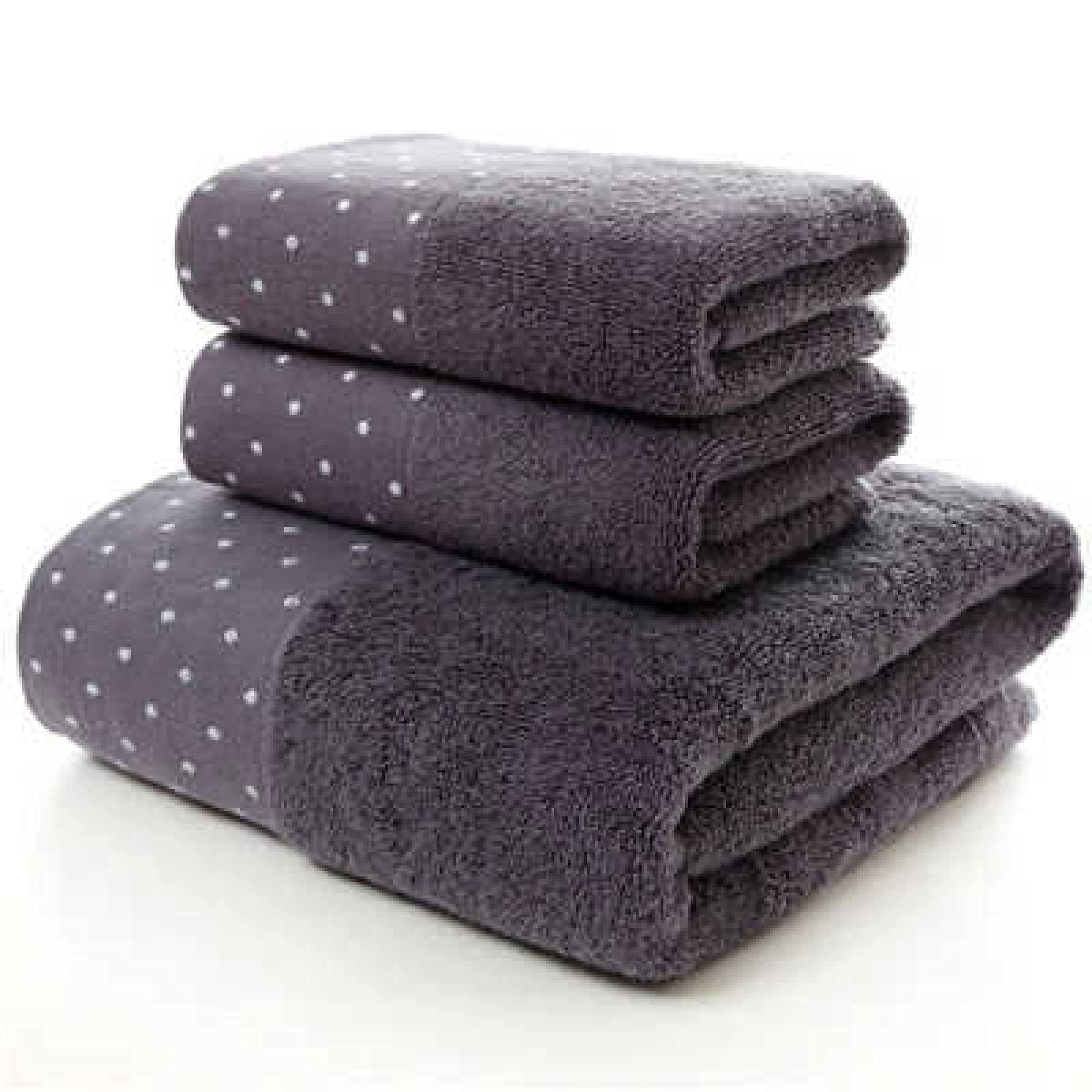 Serviette de sport absorbante lot de 3 serviettes de bain adulte coton