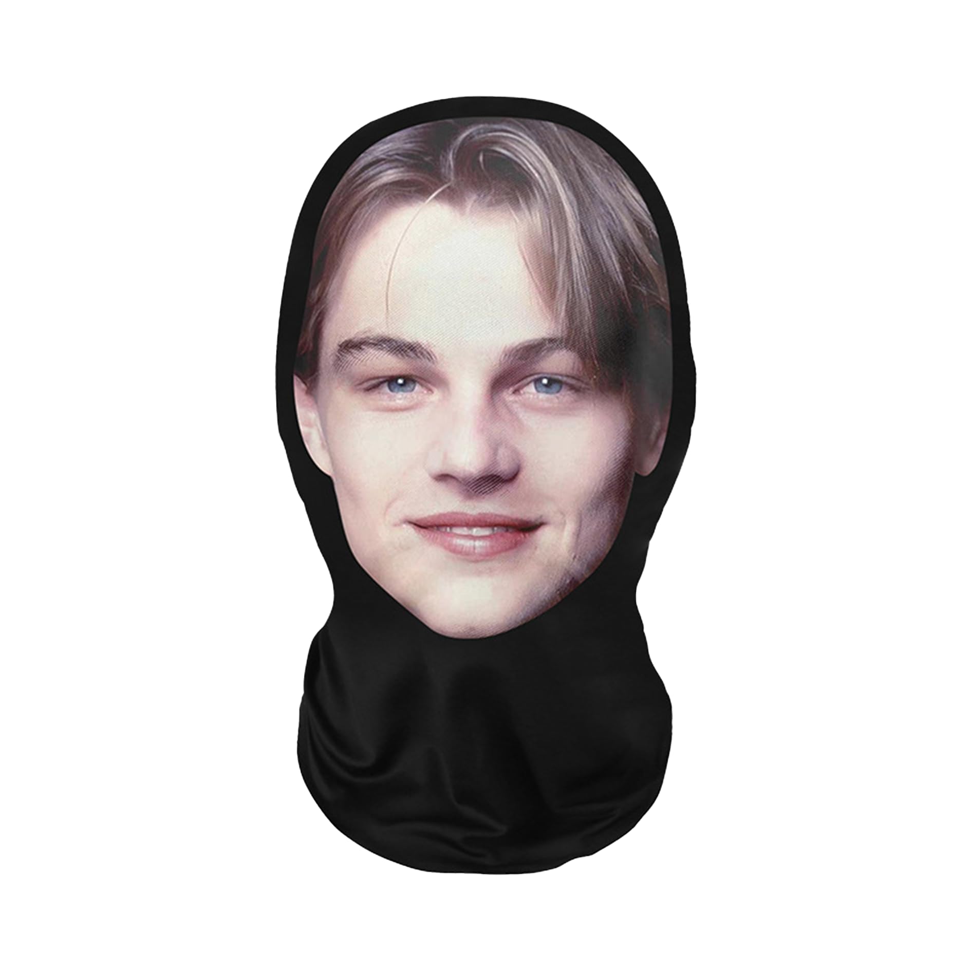 Realistic Celebrity Face Masks - Mesh Print Novelty Balaclava Hat for Cosplay, Props & Costumes