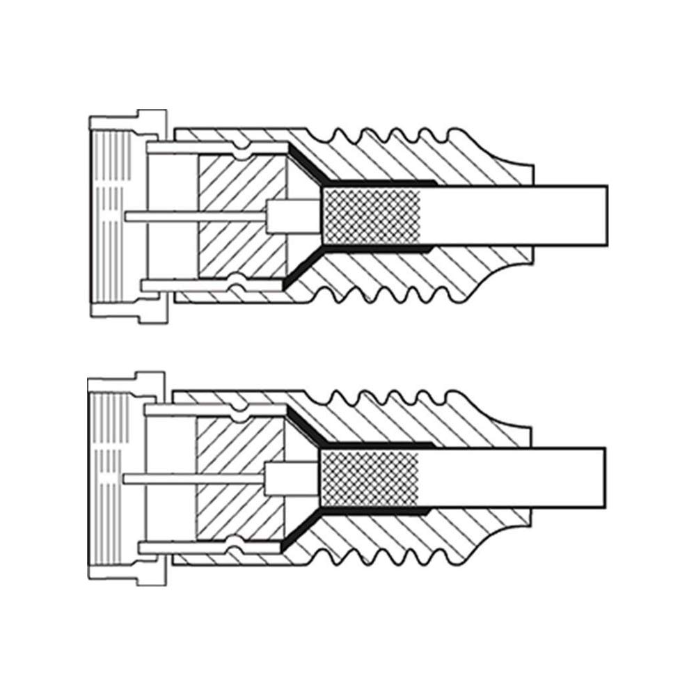 Câble D'antenne TV (135 DB), 4x Blindé - 8