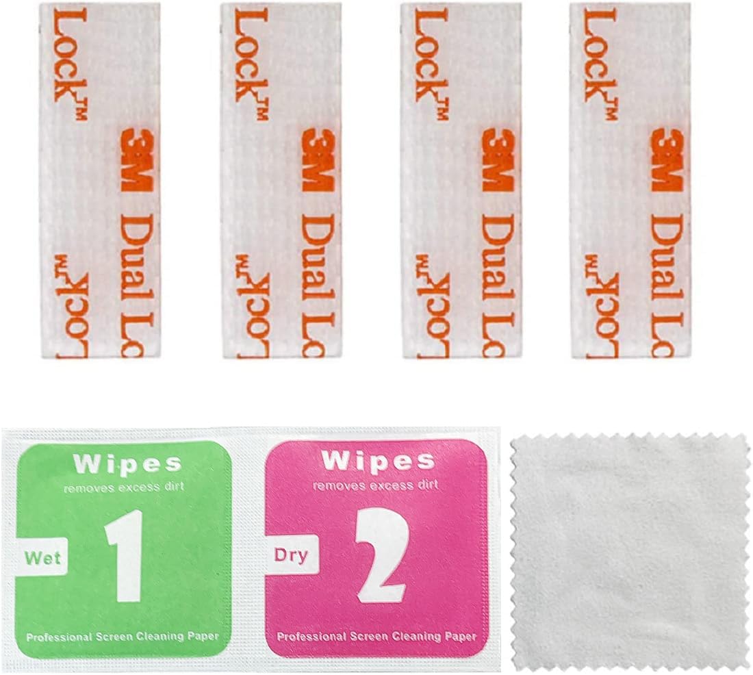 EZ Pass/IPass/IZoom Toll Tag Fastlane Mounting Kit -(2 Sets) Reclosable Fastener Peel and Stick Adhesive Dual Lock Tape Strips