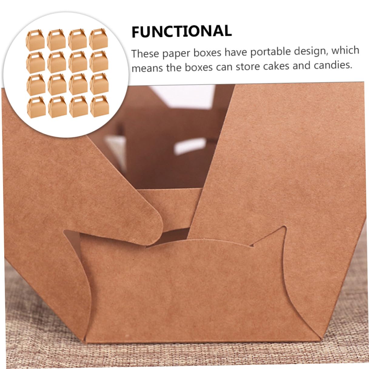 Homoyoyo 30 Stück Faltbare Kuchenverpackungskartons aus Lebensmittelechtem Kraftpapier Handliche Tortenkartons Größe 162X92X8cm Robuste Dessertbehälter für Zuhause und Konditorei