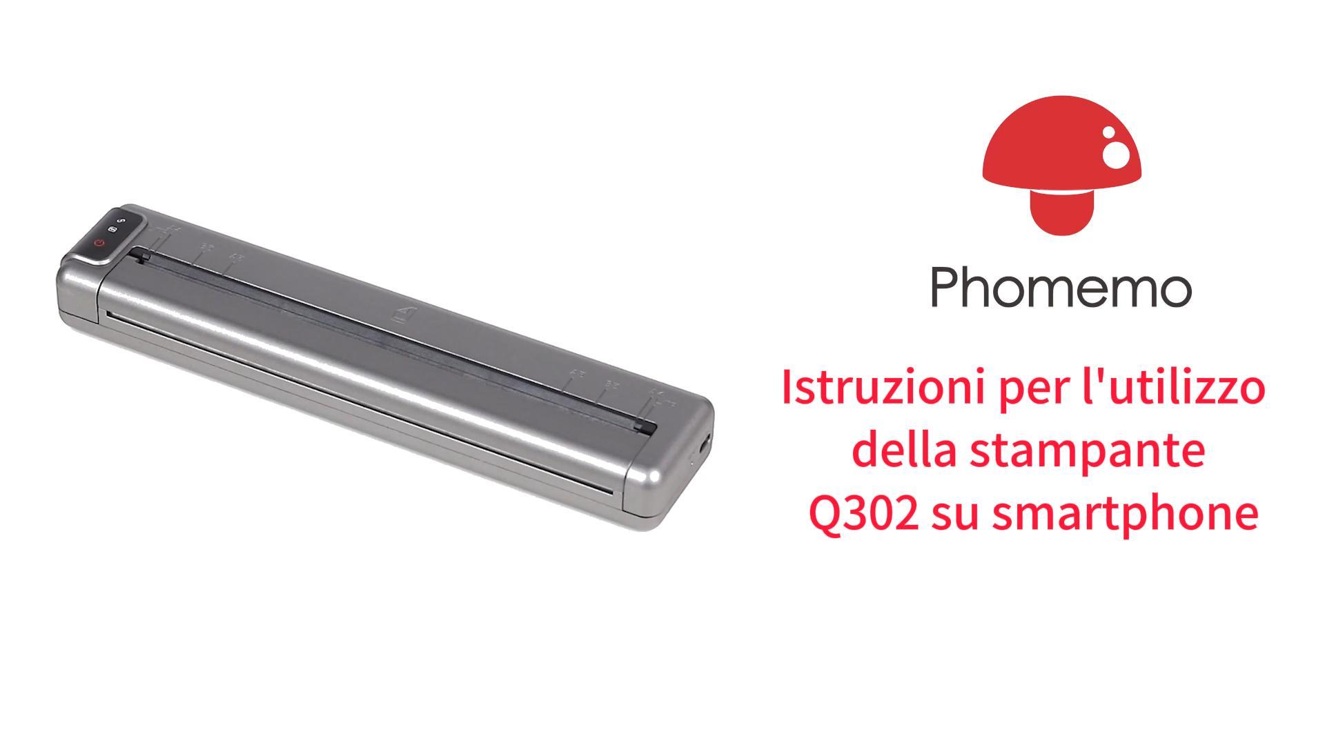 Phomemo T02 Mini Stampante,Stampante Portatile Con 3 Rotoli Di Carta