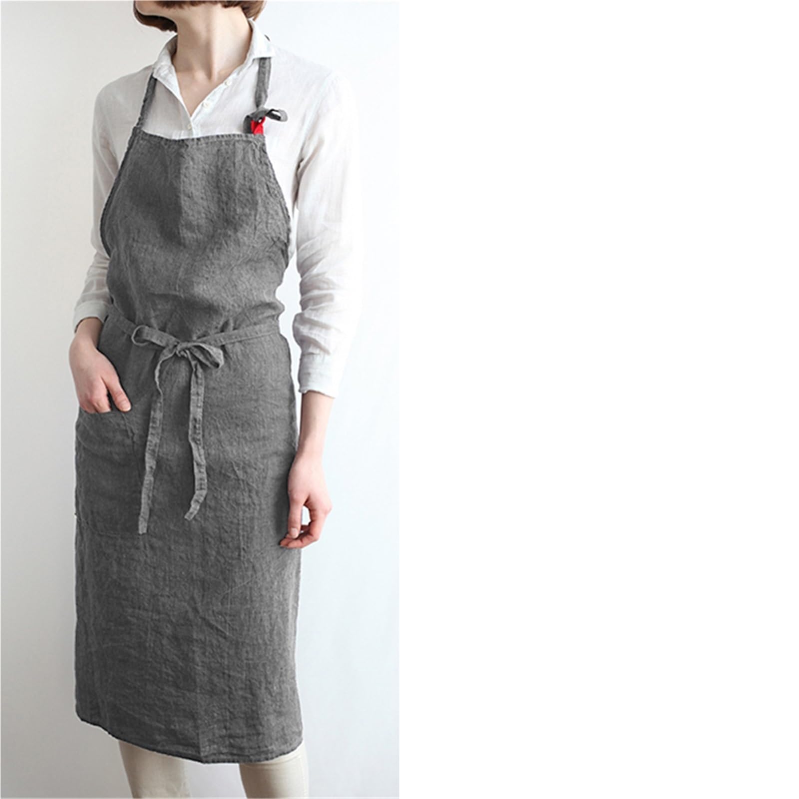 Delantal De Cocina Delantal de Catering con bolsillo, delantal de cocina ajustable, delantal de Chef for mujeres y hombres, 2 uds. Para Barbacoa，Cocinar，Hornear(Black)