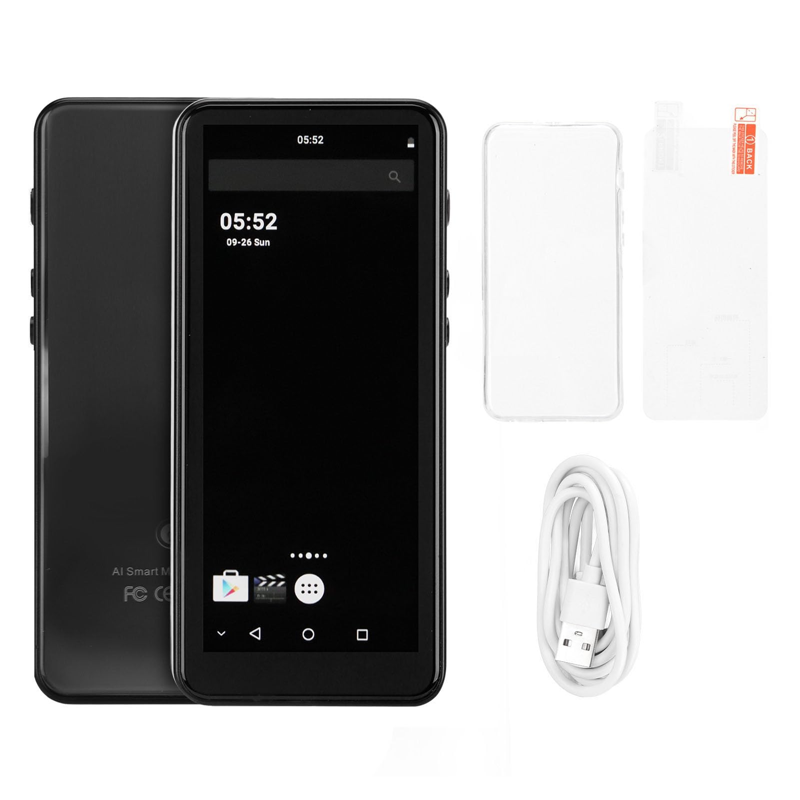 Cocoarm Lettore MP4 da 4,0 Pollici con Bluetooth e WiFi, 2050mAh (BLACK)