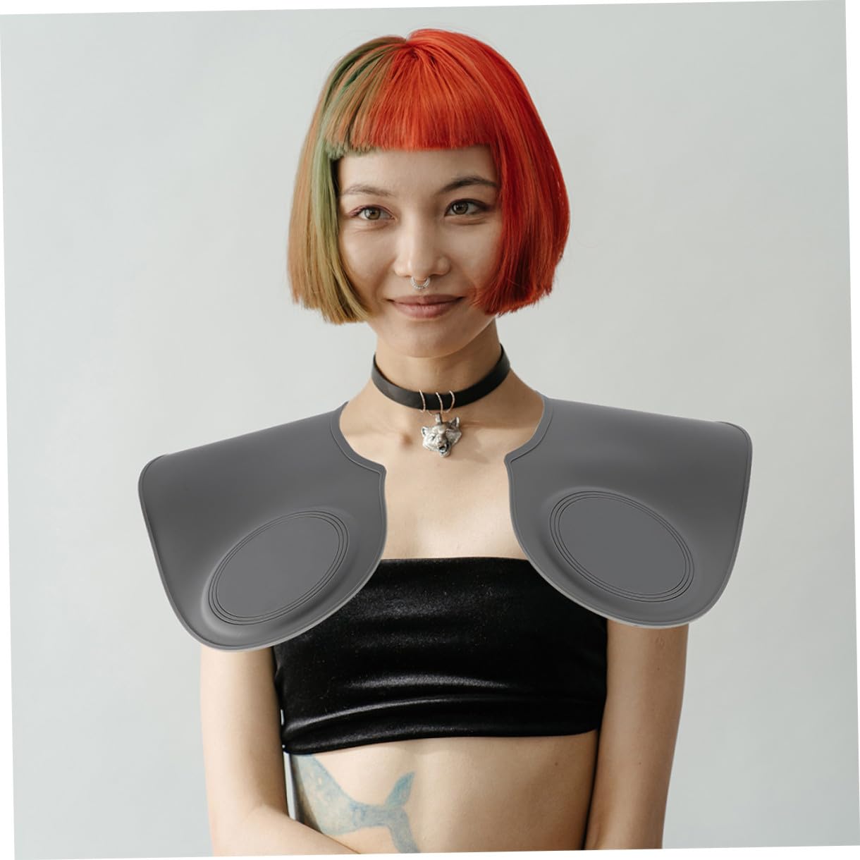 CALLARON Per Taglio Capelli in Silicone Collare Per Spalle Per Parrucchiere Per Protezione Da Salone Per Tinture e Acconciature Casa