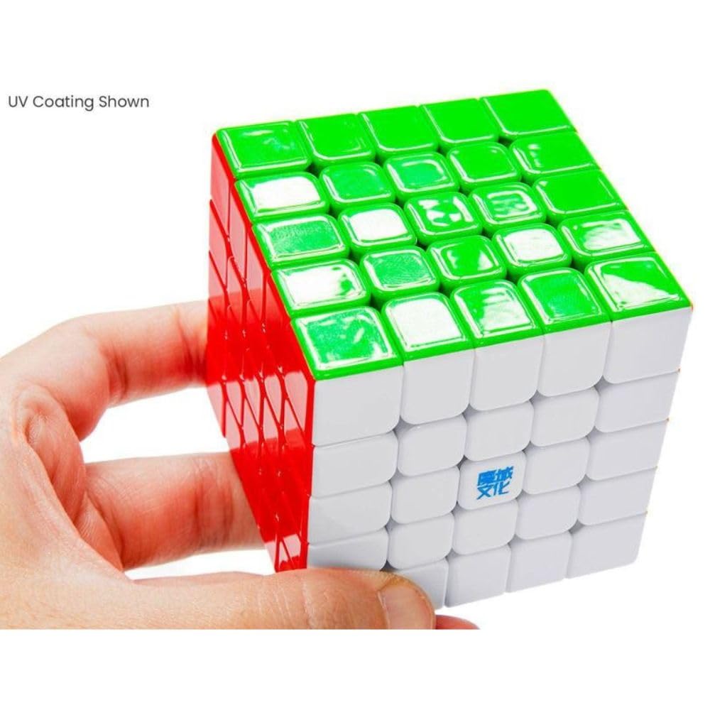 MoYu AoChuang 5x5 V6 Cubo de velocidad magnético de doble pista (60,5 mm) | Rompecabezas con revestimiento UV | 112 imanes para un máximo control y giro suave