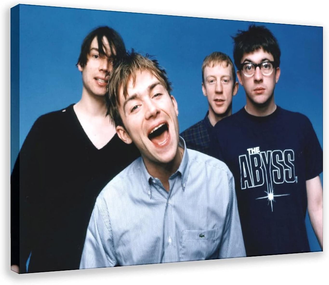 Blur Band 8 90s Damon Albarn Music Band Music Legends Poster 5 Canvas Poster Bedroom Decor Sport Landscape Office Room Decor Gift 30 45cm Frame Amazon De Home Kitchen