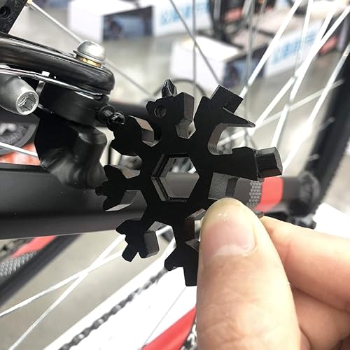 Miniatura 2 de Regalos de calcetines para hombres, paquete de 2 multiherramientas de copo de nieve 18 en 1, destornillador, abridor de botellas, llave al aire