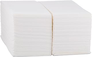 Disposable Cloth-Like Paper Hand Guest Towels â€“ Soft, Absorbent, Air Laid Tissue Paper for Kitchen, Bathroom or Events, White Guest Towel