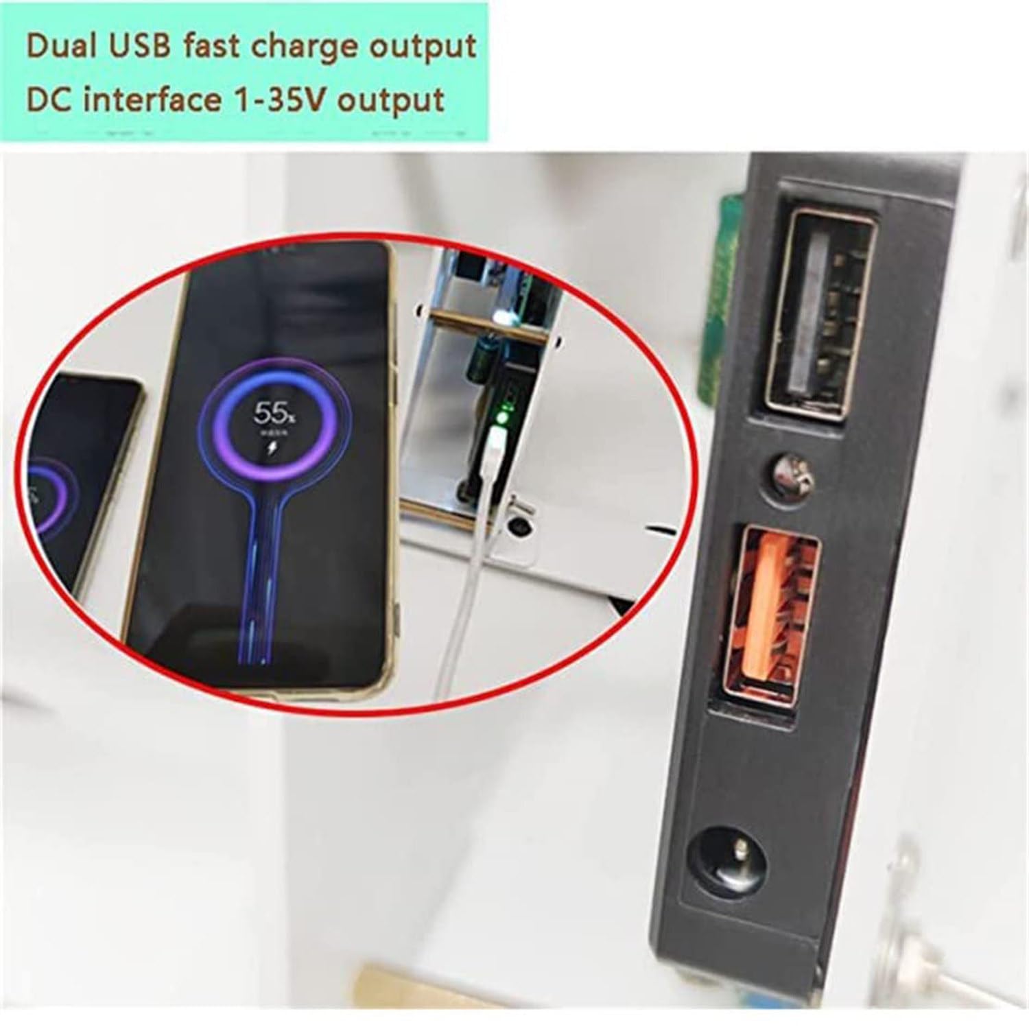 Generator pedałów z DC i podwójnym wyjściem USB do sprzętu fitness i zasilania awaryjnego