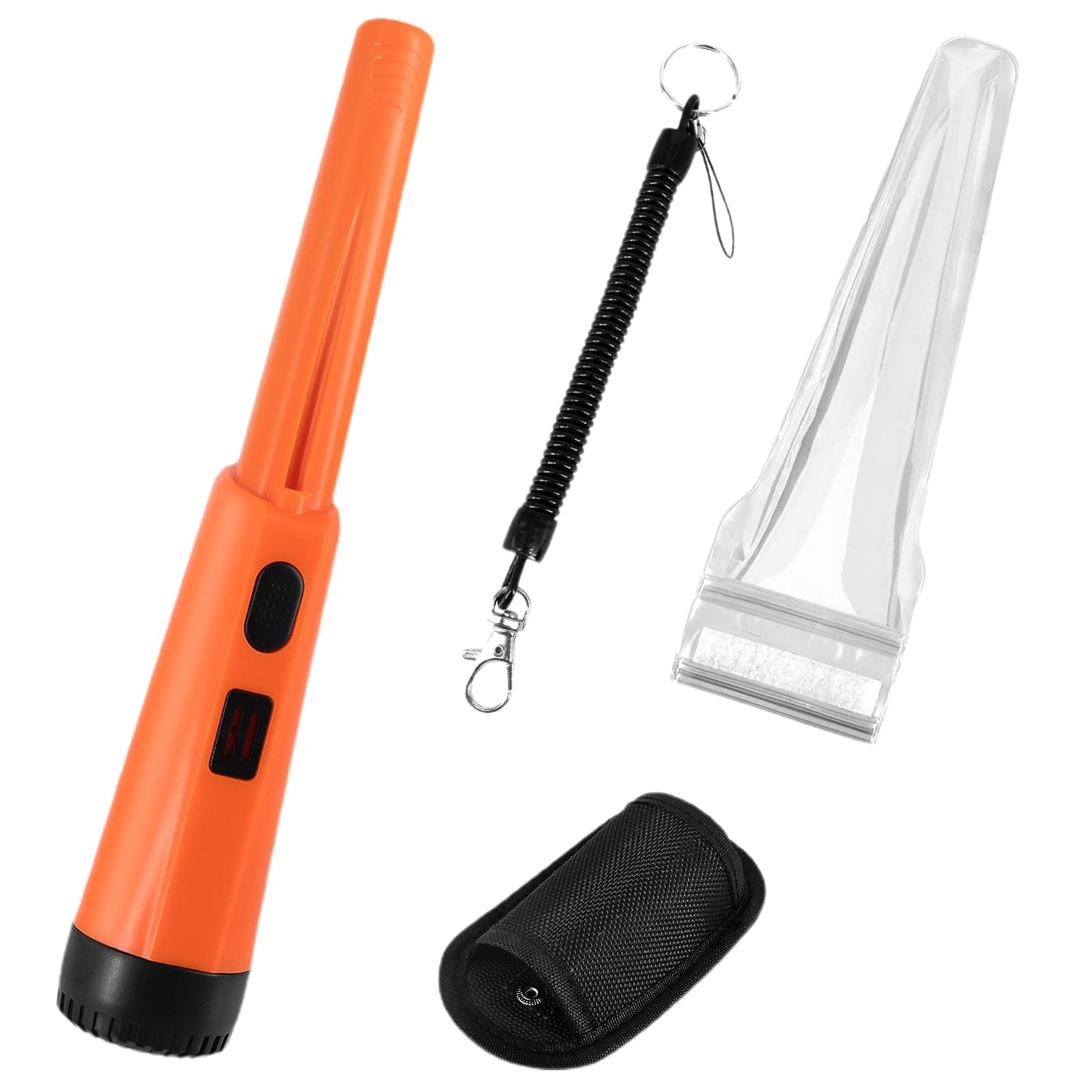 Metal Detector Pinpointer Waterproof Handheld Pin Pointer Wand with Belt Treasure Tool Accessories Pinpointer Wand