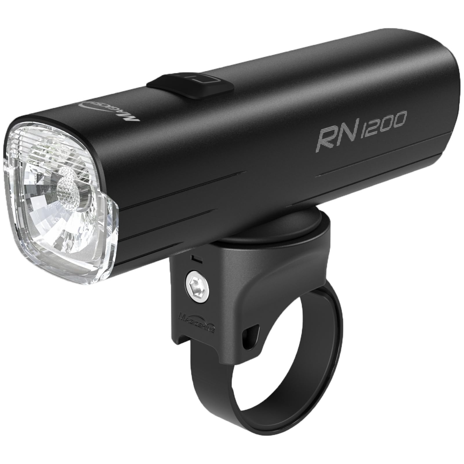 Magicshine RN 1200 - Phare avant de vélo - 1200 lumens - Puissant LED de type C - Rechargeable - Étanchéité IPX 7 - 7 modes d'éclairage - Compatible avec tous les vélos