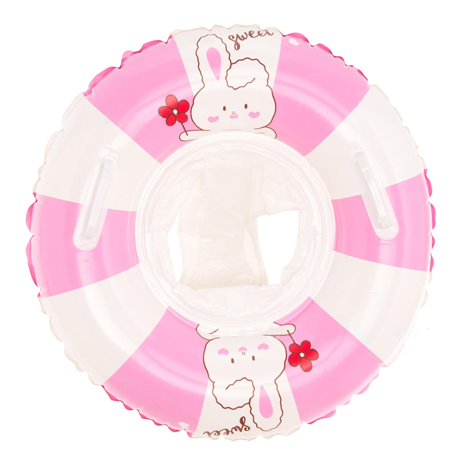 Newwyt Swim Float Tube, Inflatable Swimming Pool Rings with Cushioned Seat, Blow up Swim Training Aids Float Rings for 1-5 Year