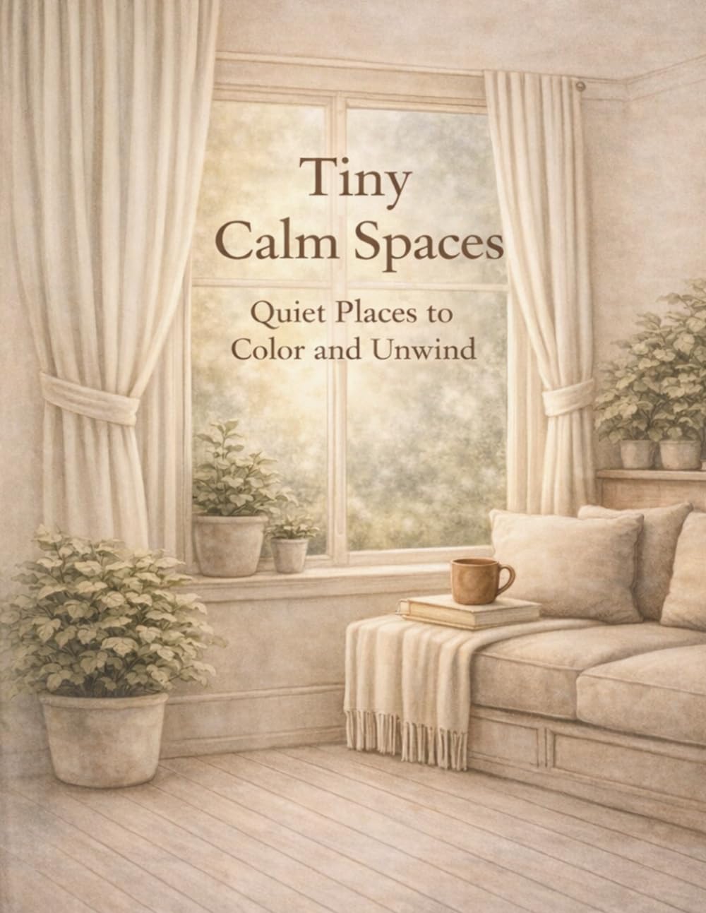 Tiny Calm Spaces: Quiet Places to Color and Unwind (The Moon Lily Desk Calm Coloring Collection: Mindfulness Coloring Books for Stress Relief, Relaxation, & Mental Reset)