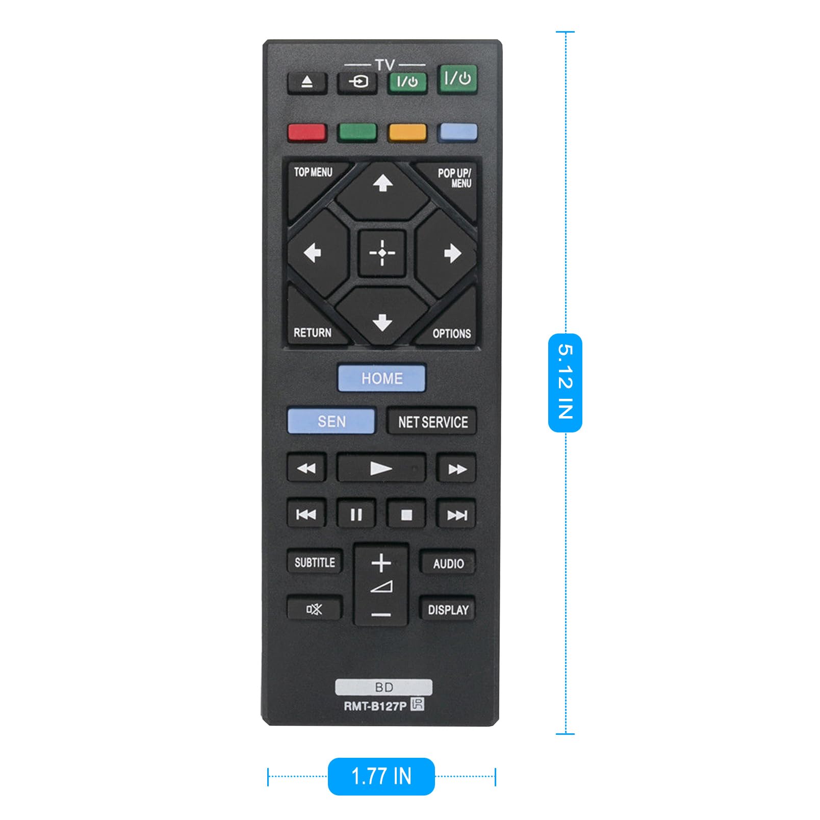 (未使用･未開封品)　交換リモートコントローラ使用for bdp-bx150?bdp-s3100?bdp-s5200?bdp-s7200?Sony Blu - ray Disc Player wyeba8q Amazon.com: Replacement Remote Control for Sony BDP-BX150 BDP
