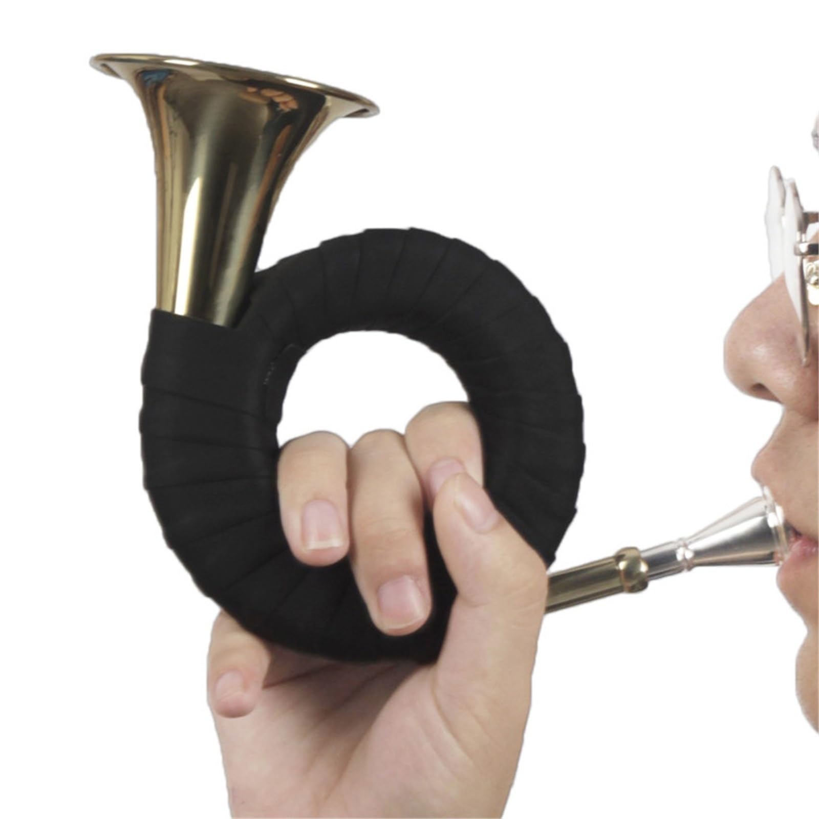 Corno Francese Strumenti In Ottone Corno Francese In Sib Bemolle Oro Con Supporto(A)