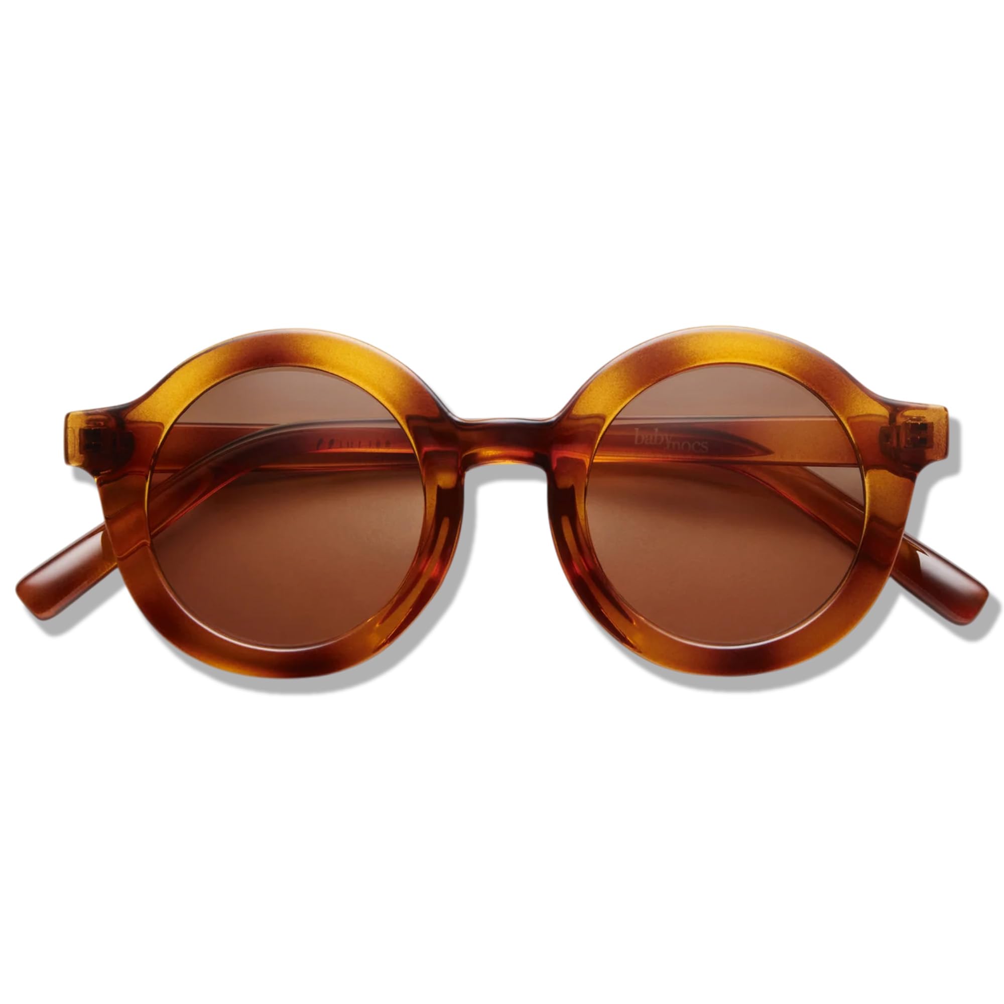 BABYMOCS Lunettes de soleil pour bébé de 0 à 1,5 ans I Protection 100 % UV400 Cat.3 I Cadre en bioplastique recyclé sans BPA I Lunettes de soleil rondes pour bébé garçon et fille I Design suédois I
