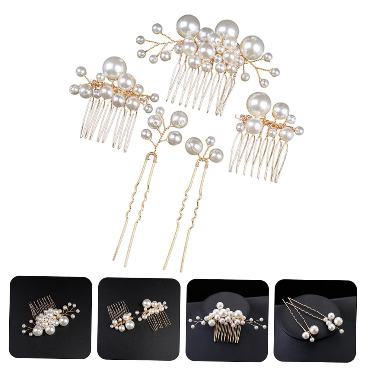 FOMIYES 25stücke Braut Haarschmuck Mit Perlen Elegante Haarspangen Kämme Für Hochzeiten Brautjungfern Und Besondere Anlässe Stilvolle Haaraccessoires Für Frauen Und Mädchen