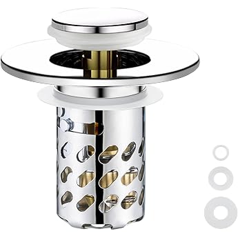 3 in 1 Universal Sink Plug Pop Up