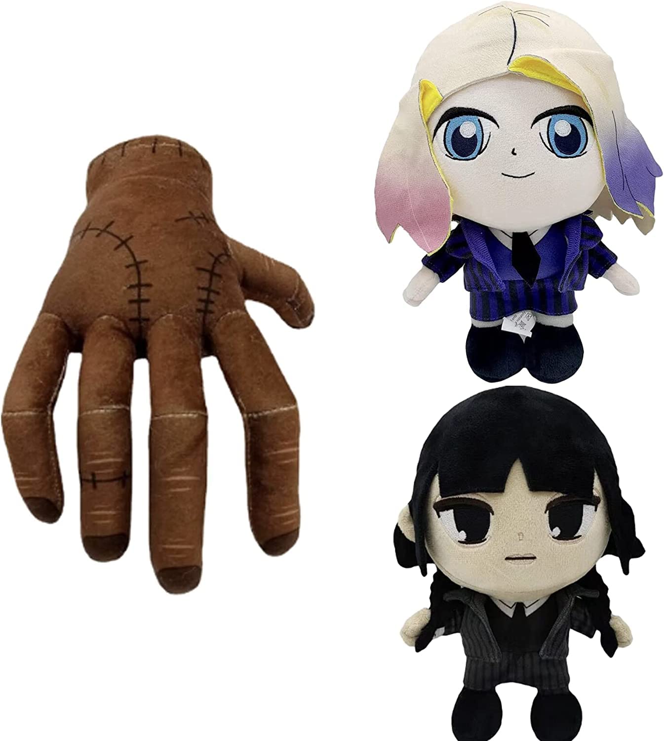 Amazon.com: Nobior 3Pcs Wednesday Addams Plush Toy Addams Family Stuffed  Doll Cute Plush Toy For Boys And Girls Good Birthday Gift : Toys & Games