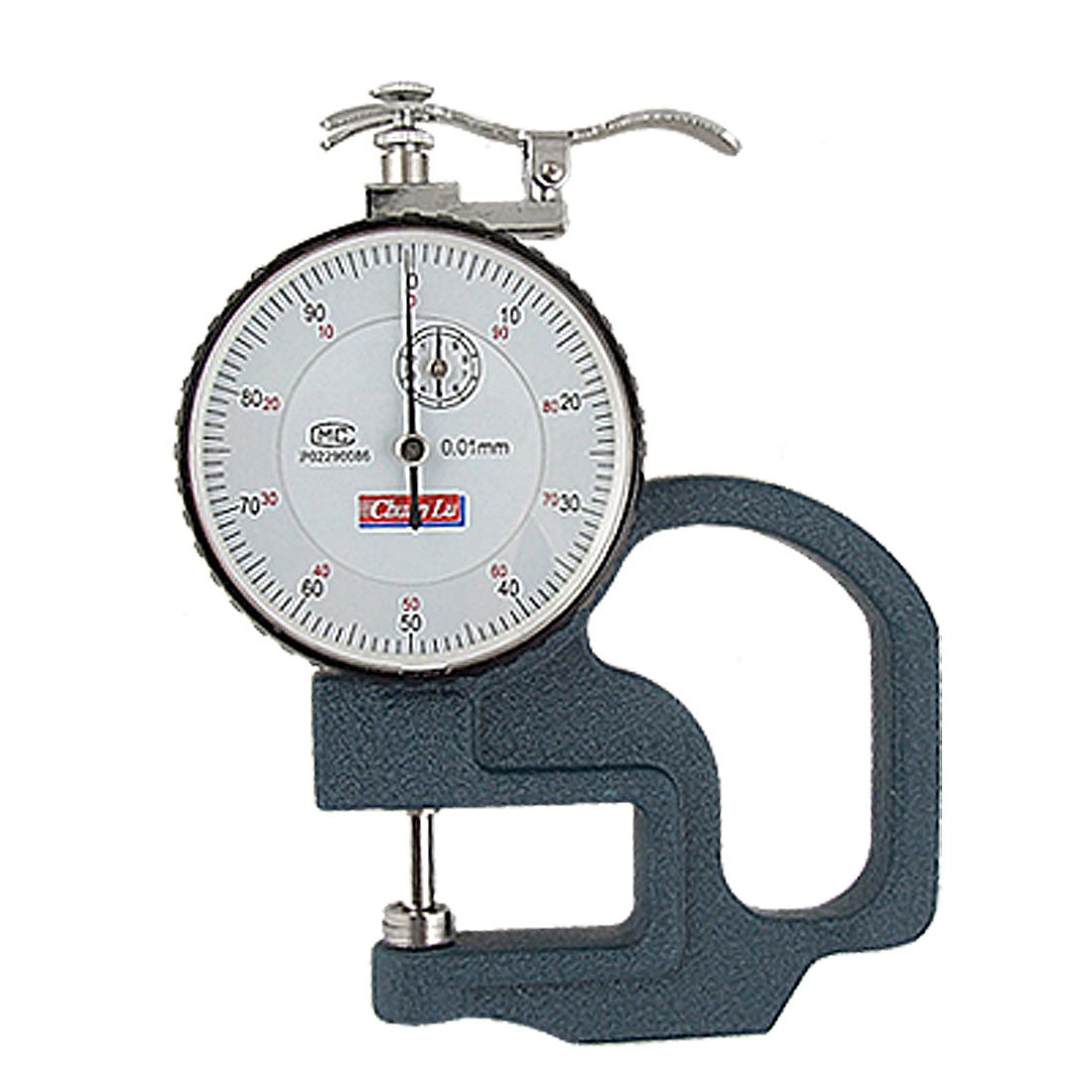 Aexit 0-10mm Round Dial Teal Metal Handle Thickness Gauge Measuring Tool (f5f5aa81ac4ceea0d2d67dccb673cd81)