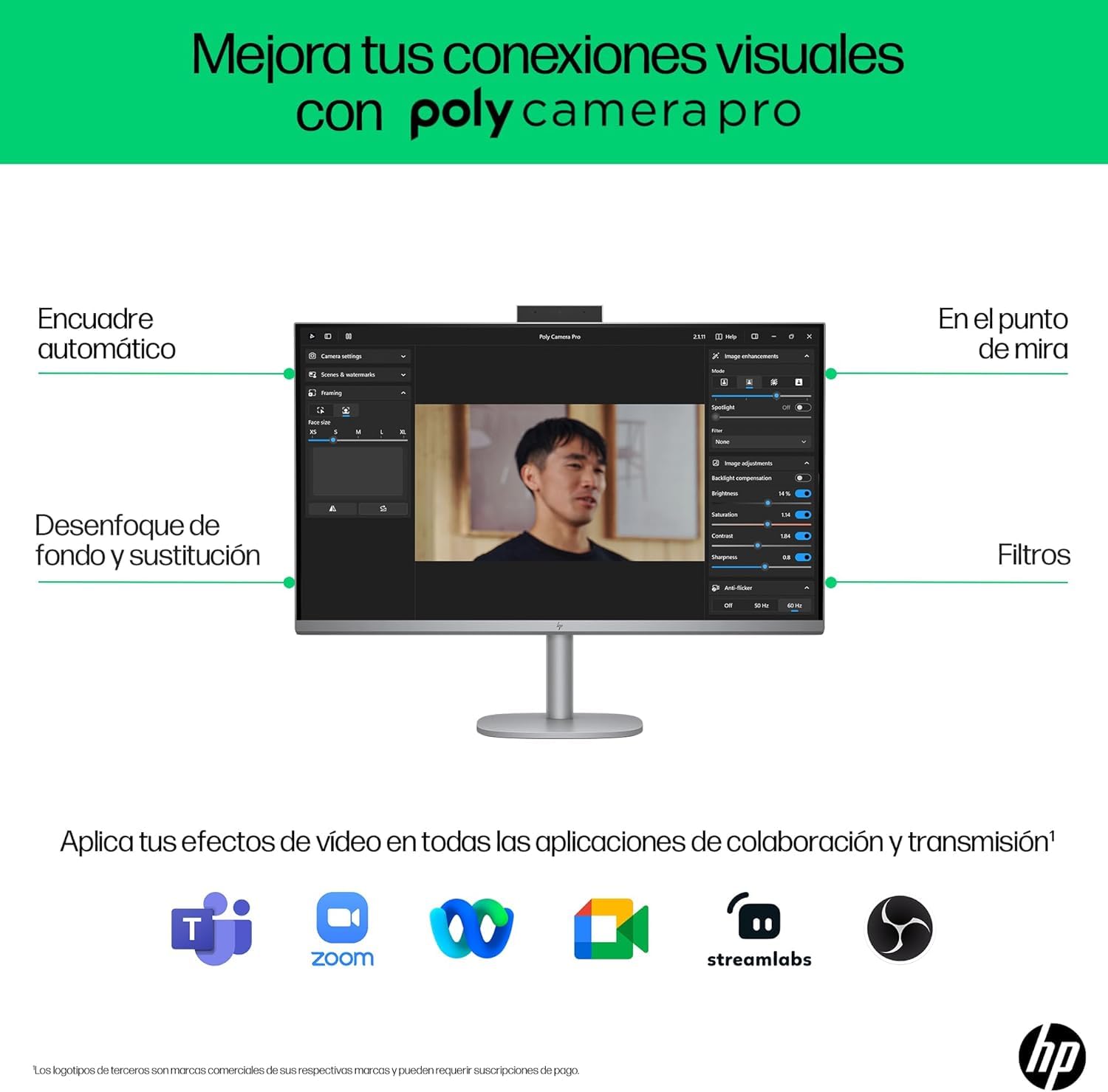 HP OmniStudio X All-in-One 32 UHD 4K (Procesador Intel Ultra 5-125H, 16GB RAM, 1TB SSD, Gráfica Intel ARC, Windows 11) - Teclado QWERTY Español - Silver