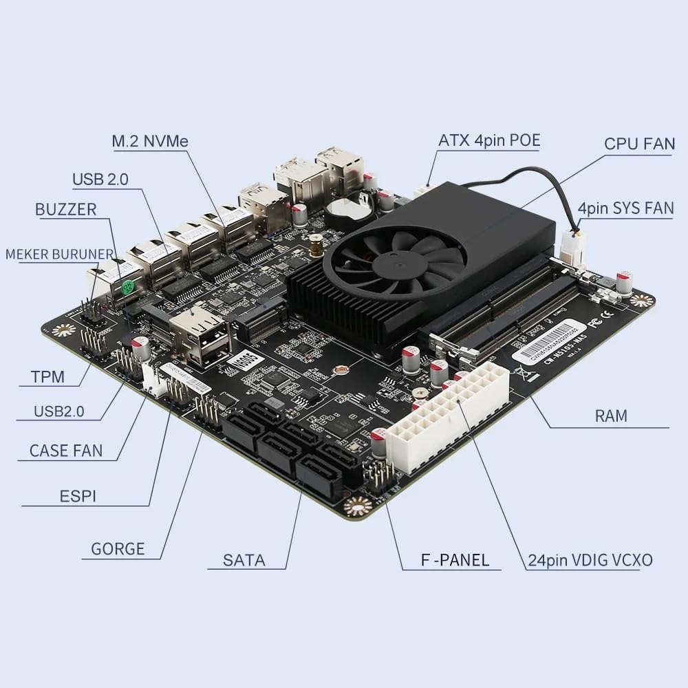 Placa Mãe NAS N6005 Testado por 30 dias: Ideal para Home Office