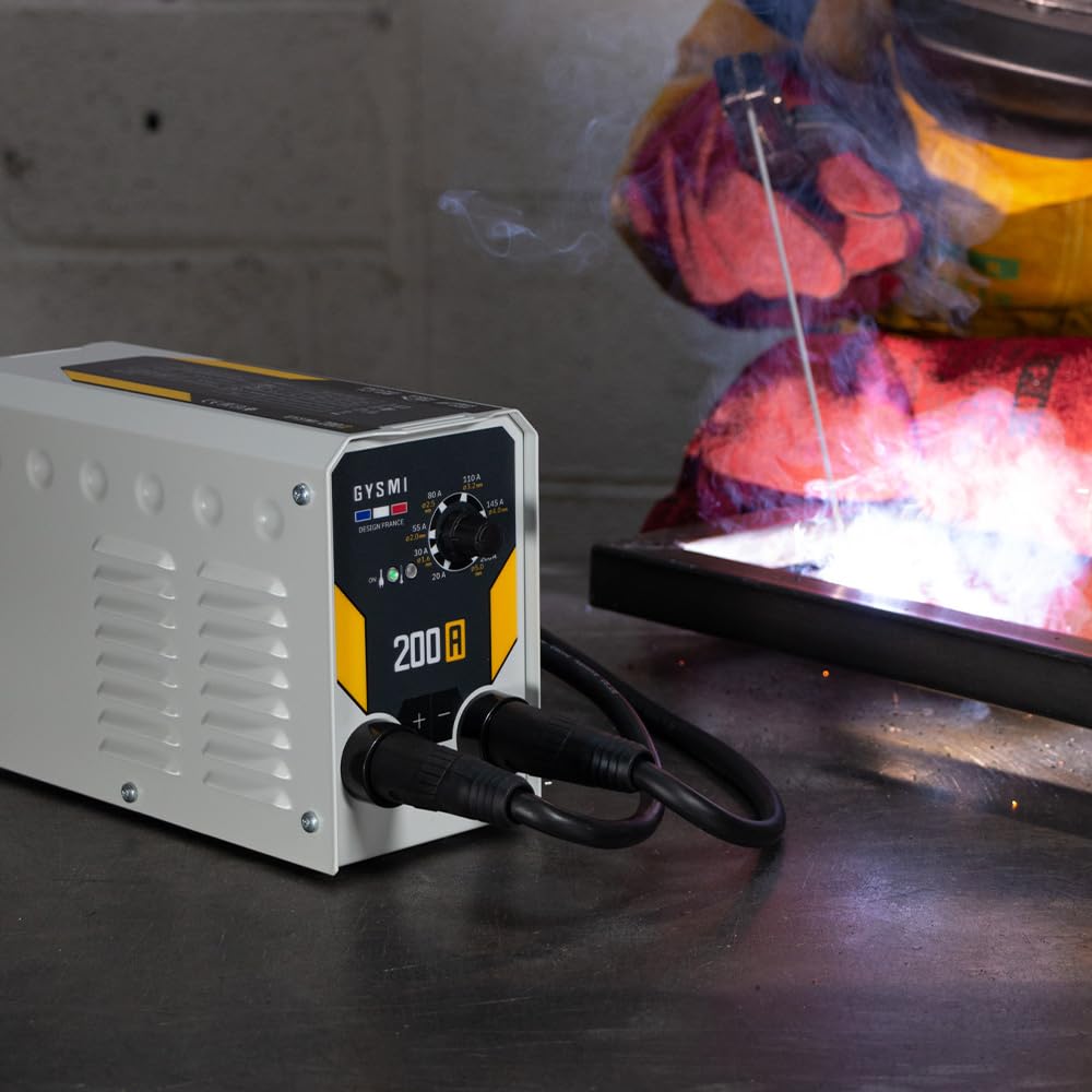 GYS, GYSMI 200A, Poste à Souder à l'Électrode Enrobée 200A Monophasé 230V (MMA), Arc Force, Antisticking, Hot Start