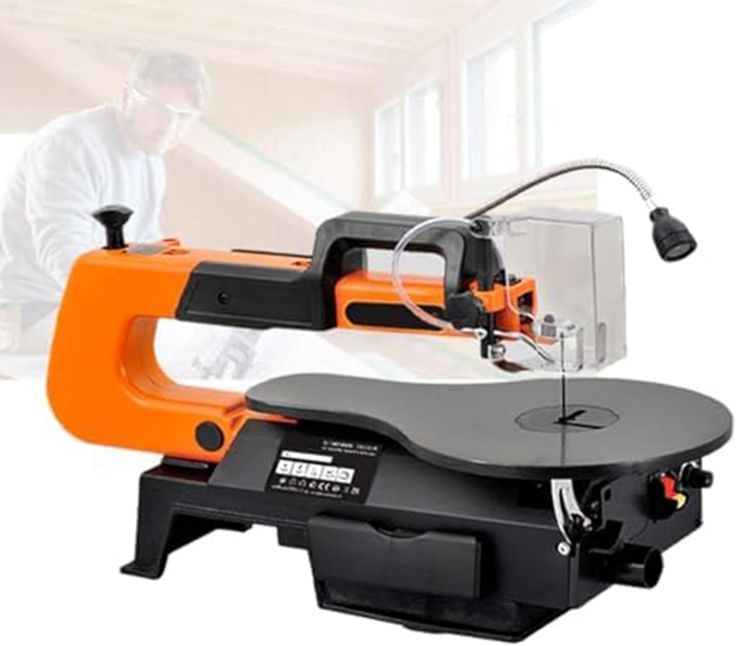Scroll Saws with Pin And Pinless Blades, Wide Throat for Flexible Cutting, Suitable for Woodworking And Diy Crafts