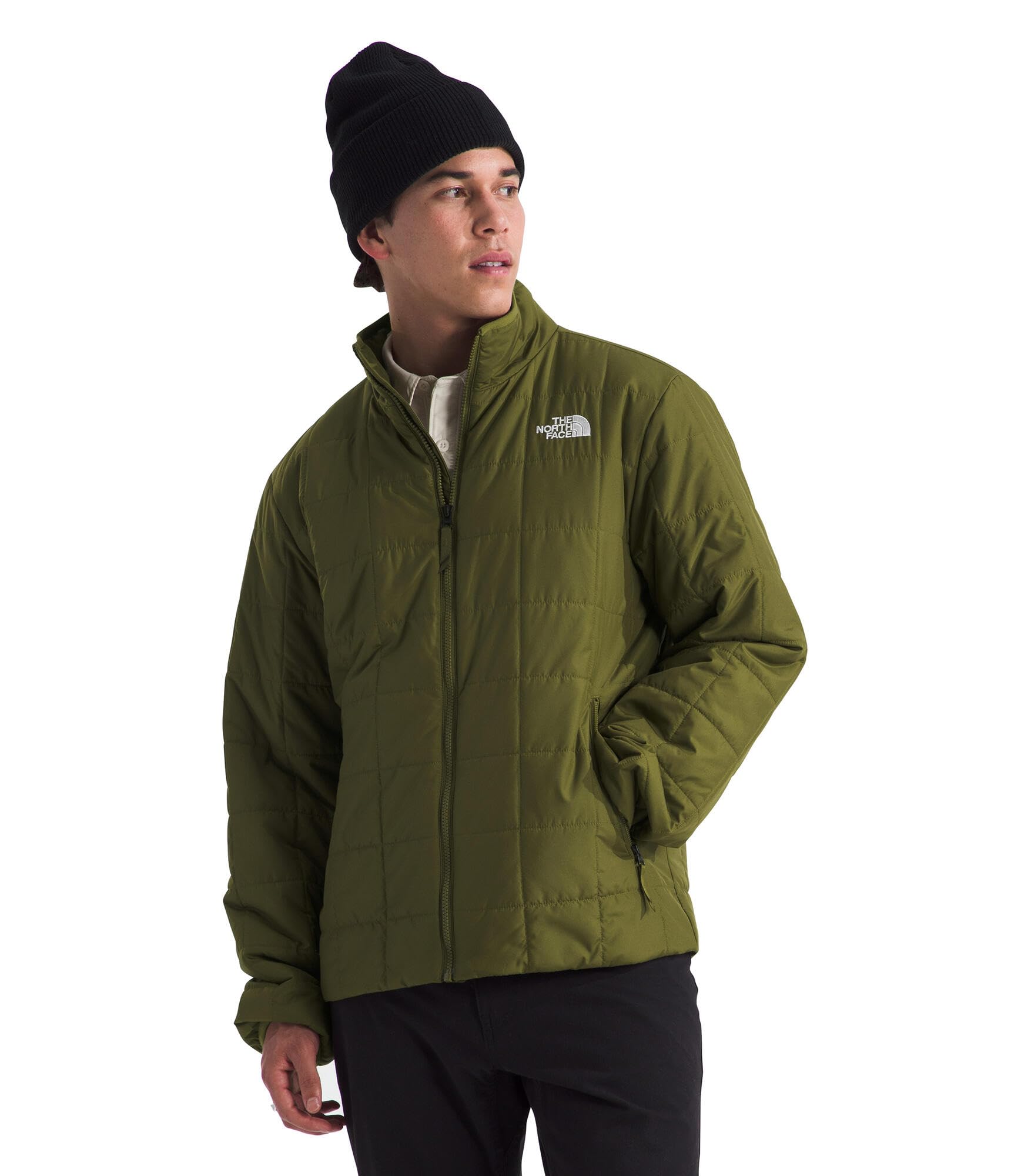 Men's Junction Insulated Jacket - Burnt Olive Green Digi Topo Print