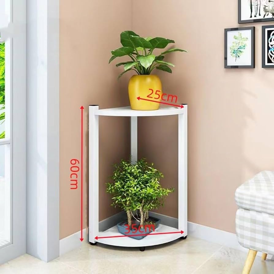 Amazon.co.jp: MJKQ9 フラワースタンド スリム コーナー ラック