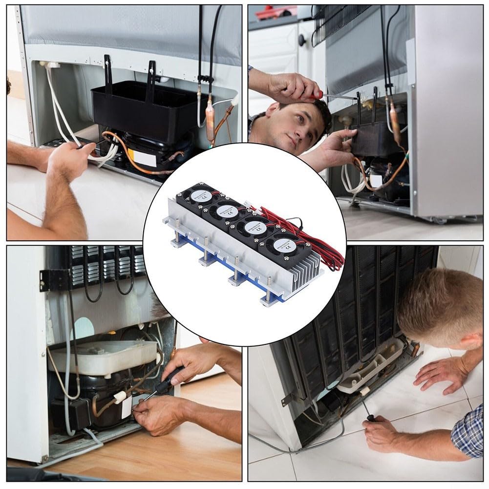 Refroidisseur d'eau thermoélectrique efficace 288 W 12 V Peltier Semiconductor Technology