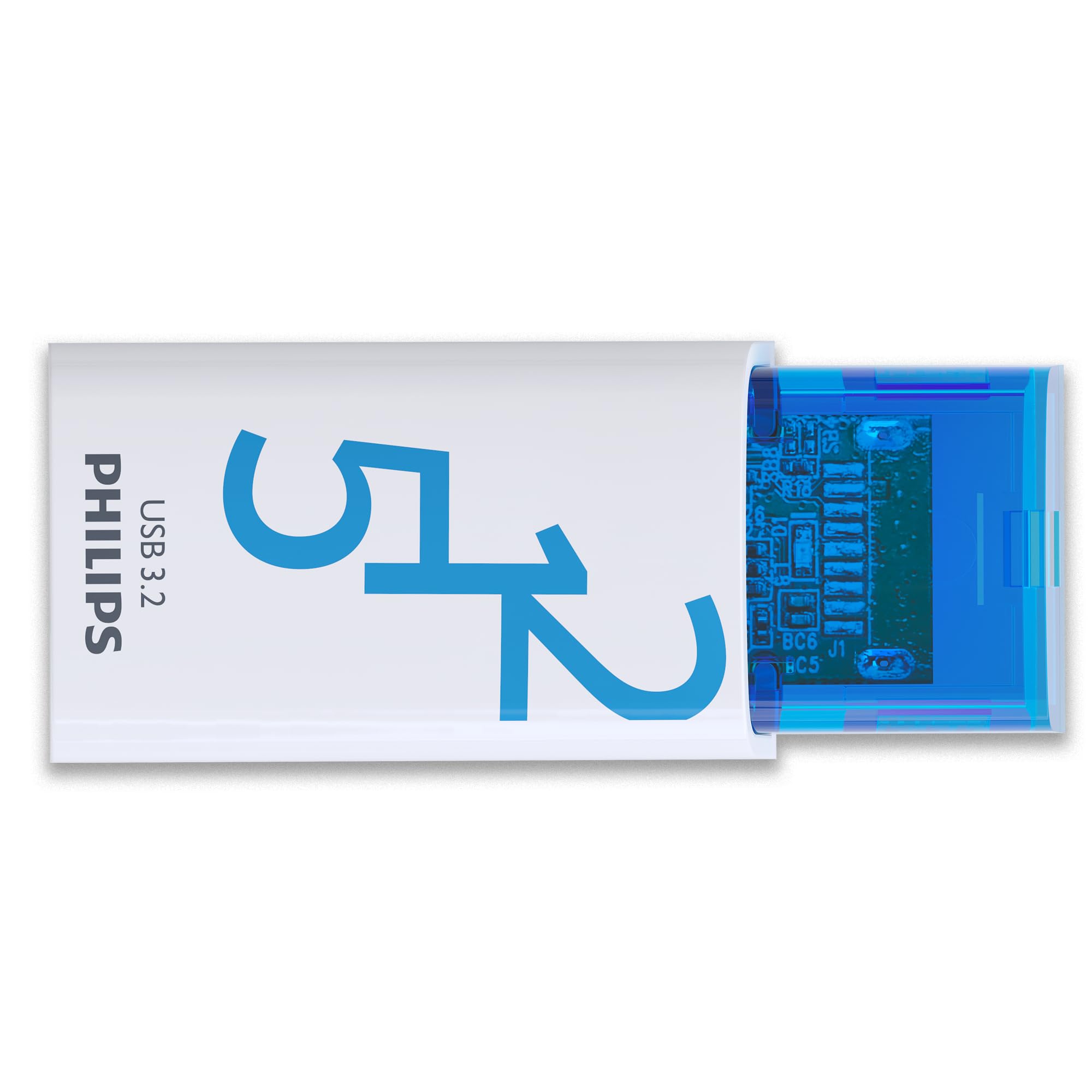 Philips Click Edition USB-C USB 3.2 Gen 1, unità flash USB 512 GB per PC, laptop, smartphone, tablet con porta USB-C, velocità di lettura fino a 120 MB/s